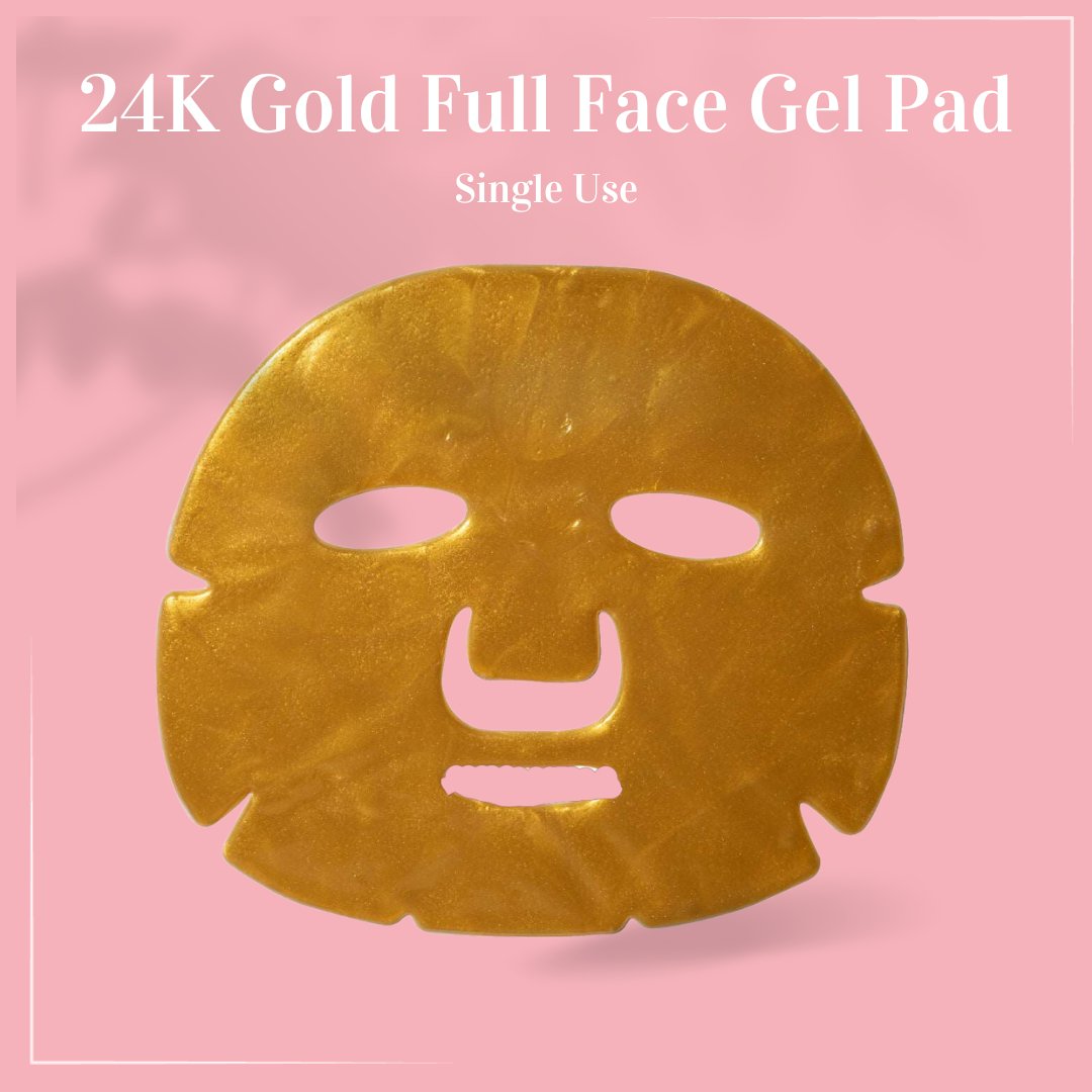 24k Gold Gel Face Mask With Hyaluronic Acid & Collagen