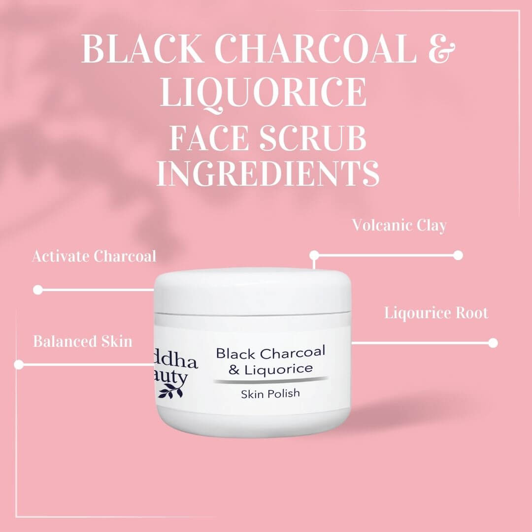 Black Charcoal & Liquorice Skin Polish Facial Scrub