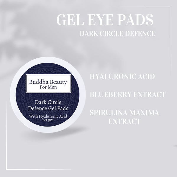 Dark Circle Defence Gel Eye Pads for Men