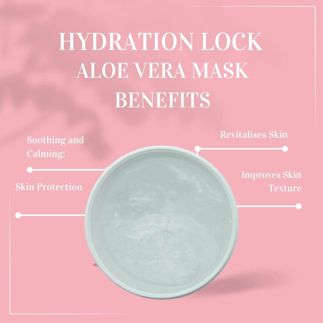 Hydration Lock Aloe Vera Gel Face Mask