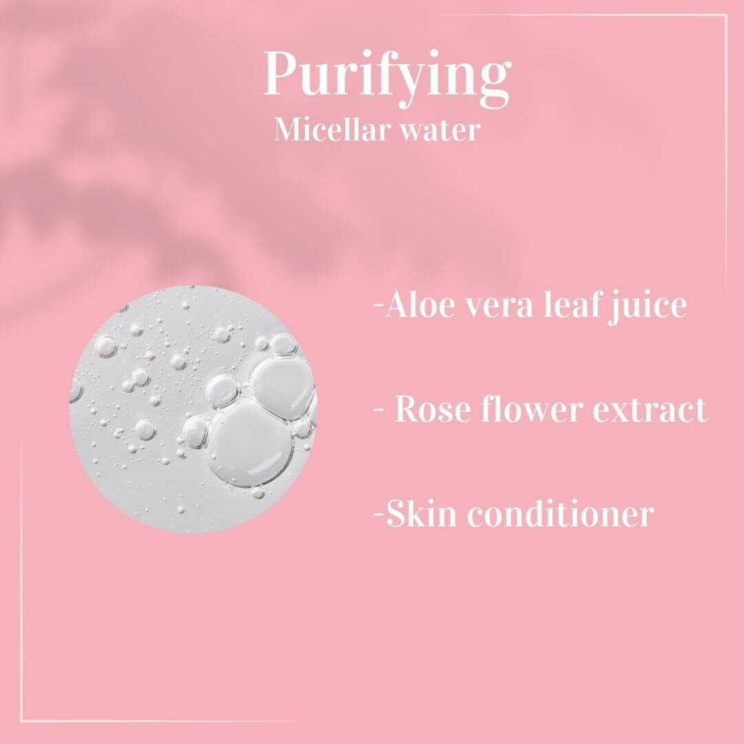 Purifying Rose Micellar Water